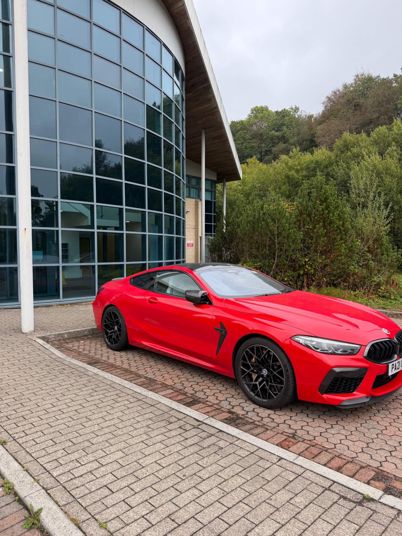 Car parked outside the Invest With Joe office